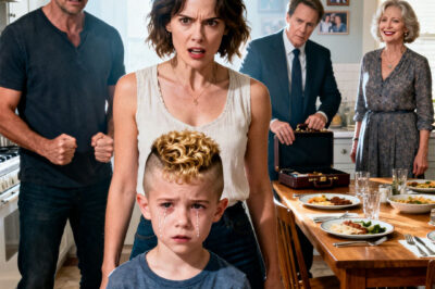 My MIL snuck my son, 5, out of kindergarten to SHAVE HIS GOLDEN CURLS — what my husband handed her at Sunday dinner made her jaw drop.