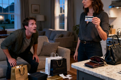 My husband secretly stole my ATM card and went on a wild shopping spree with my sister-in-law and brother-in-law, racking up nearly $50,000. When he came home, he wore a smug smile and sneered, “Thanks for your card!” I replied evenly, “That’s odd—my card is still in my wallet.” He went rigid. “What?” The color drained from his face, because the card he’d been using… wasn’t mine.