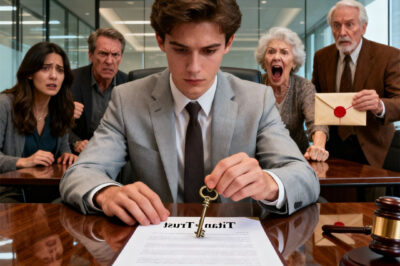 At the will reading, my parents gave my sister $10 million and told me to go earn my own. Then Grandpa’s lawyer stood up, cleared his throat, and read a secret Grandpa had been sitting on—one he saved just for me. The room went d:ead quiet. My mom’s face drained of color, and then she just snapped… screaming like she’d seen a ghost.