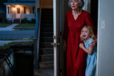 As I came to my son’s house, I discovered my 7-year-old granddaughter chained up, shaking with terror. “Grandma… please save Daddy first!” she cried. My heart stopped as I yanked open the basement door—my son was lying there…