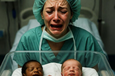 The nurse places the healthy baby next to her lifeless twin – when she looks at him, she falls to her knees crying!