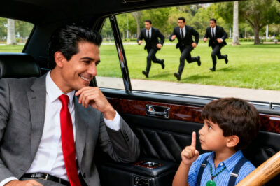The lost boy who hid in the tycoon’s car… and the pendant that changed everything.