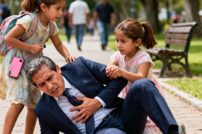 The Tycoon Collapses in the Park — What Two 5-Year-Old Girls Did Is Unbelievable…