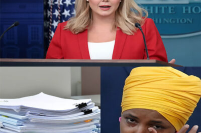 “SHOCKING NEWS” KAROLINE LEAVITT READS ILHAN OMAR’S FILE ALOUD — AND CNN IS SILENT… She read Ilhan Omar’s file calmly, line by line. No insults.