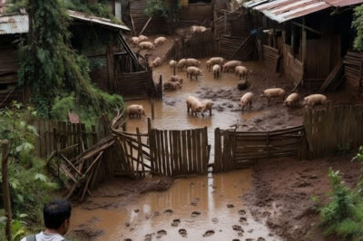 He rented a mountain to raise 30 pigs… He abandoned it for five years… And when he returned, what he found there left him completely paralyzed.