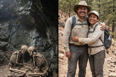 THEY DISAPPEARED IN THE DESERT AND EIGHT YEARS LATER THEY WERE FOUND SITTING SIDE BY SIDE INSIDE A MINE SEALED FROM THE INSIDE… AS IF THEY HAD WAITED FOR SOMEONE UNTIL THEY DIED.