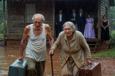 THEY WERE THROWN OUT OF THEIR OWN HOUSE IN THE RAIN… WITHOUT KNOWING THAT THE OLD MAN THEY WERE HUMILIATING HELD A SECRET CAPABLE OF CHANGING EVERYTHING.