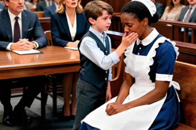 The housekeeper accused by a billionaire appeared in court without a lawyer — until her son showed up and revealed this