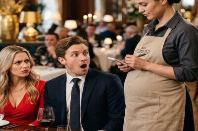 He went in to celebrate his engagement… and was stunned to see his pregnant ex-wife serving his table