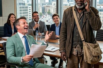 He humiliated a “beggar” in front of his millionaire associates, but a single phone call uncovered his family’s worst secret.