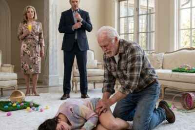 “Dad… Please come get me… He hit me again,” my daughter sobbed on Easter Sunday, before a scream, a violent thud, and a deathly silence cut the call short. Twenty minutes later, I found her bleeding on her husband’s white Persian rug, while her mother mocked, “Go back to your lonely little house.” They thought I was just a retired old man in a rusty pickup truck. They had no idea what that call had just set in motion…