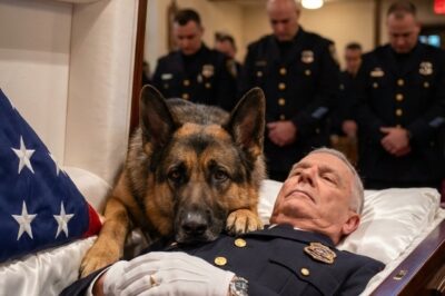 Everyone believed this police dog was waiting for the return of his deceased partner, but in the midst of a brutal storm, they discovered his true and heartbreaking purpose…