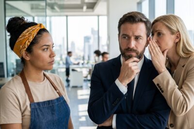 The secretary whispered disdainfully, ‘Sir, don’t waste your time, she’s just the woman who sells coffee on the corner’… The millionaire’s response left everyone speechless.