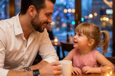 He thought he’d been stood up on his blind date, but the little girl who appeared at his table changed his destiny forever.