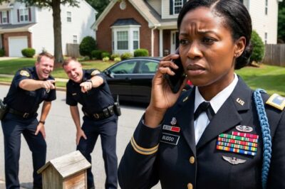 They thought her uniform was a disguise and arrested her, but they made a fatal mistake: One phone call was enough for them to regret it for the rest of their lives.