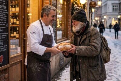 Three days before losing his restaurant, he gave his last meal to a homeless man. The manager humiliated the old man by throwing away his food, unaware that it was his millionaire father in disguise. The ending will leave you speechless!
