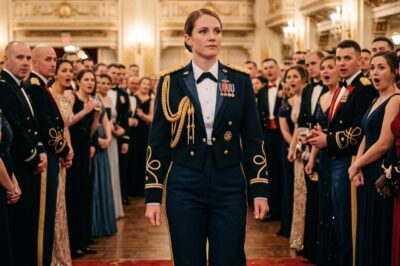 “Go hide in the car!” my father yelled at me after ruining my dress at the military gala. They had no idea what I kept in the trunk… When I walked back in, the whole room fell silent.