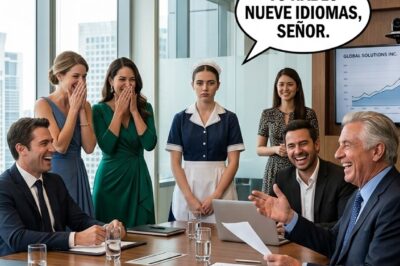“The millionaire humiliated the cleaning lady in front of everyone, unaware of the incredible secret she was hiding that was about to save his life.”
