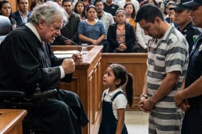 “IF YOU LET MY DAD FREE, I’LL MAKE YOU WALK”: The entire courtroom mocked this 7-year-old girl, until the judge felt something terrifying in his legs…
