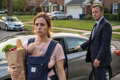 A young mother struggled along a sun-scorched street, her baby in one arm and shopping bags in the other, after her mother-in-law took the car she was still paying for — until her father happened to see her on the road and silently decided that that very night everything would change.