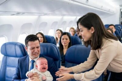 She had a fortune in the bank, but she couldn’t soothe her own son’s cries. What a stranger did in economy class changed their lives forever.
