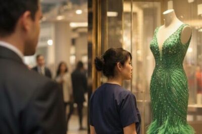 Seven years after the divorce, he saw his ex-wife working as a cleaner — she stood silently in front of a shop window and looked at an expensive dress.