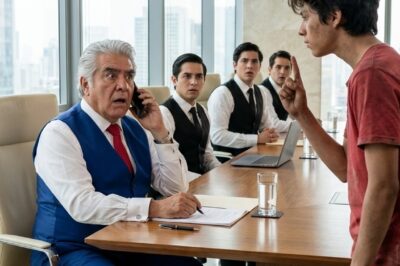 The tycoon was seconds away from losing his empire for not having a translator… until a garbage collector spoke up and brought the room to a standstill.