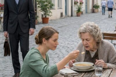 A seemingly small gesture—a waitress helping an elderly woman with Parkinson’s eat—caught the attention of a billionaire and started a story that no one could have imagined.