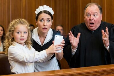 “Everyone thought she was the millionaire’s daughter, but when she interrupted the trial and showed this video, the judge started trembling. The cook’s secret will make you cry.”