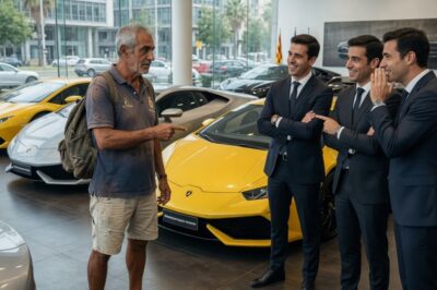 “I WANT THOSE 3 LAMBORGHINIS,” SAID THE MAN IN BERMUDA SHORTS AND SANDALS. EVERYONE LAUGHED. FATAL ERROR!