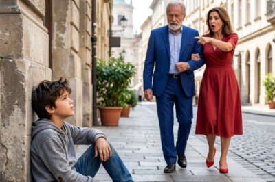 “He dropped his wallet to test a street child. When the little boy handed it back and pulled out an old photo, the millionaire fell to his knees crying…”