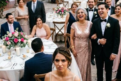 Just 15 minutes before her wedding, she discovered two folding chairs for her parents. Her mother-in-law called them “pathetic,” and what the bride did with the microphone stunned 200 guests.