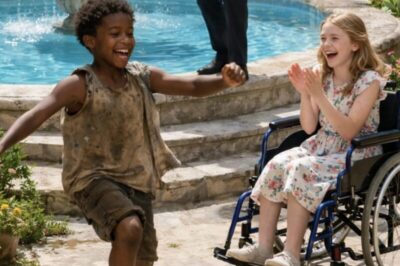 The wheelchair-bound daughter of a billionaire had remained silent for months — then a homeless boy appeared in the garden and changed everything