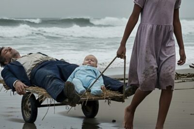 A homeless girl discovers a billionaire and his baby washed up on the shore — what she did next stunned the entire nation.