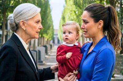 “I was going to throw that poor woman off my son’s grave, but when the little girl looked at me and hummed OUR secret song, I fell to my knees crying…”