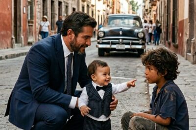 The heir to an empire pointed at a homeless boy: “That’s my older brother, Dad!” The dark secret that came to light shattered his family’s lie.