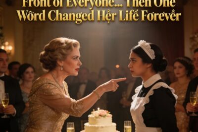 👉“She Humiliated a ‘Maid’ in Front of Everyone… Then One Word Changed Her Life Forever”