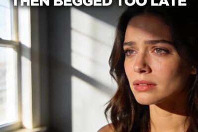 👉BILLIONAIRE EX-HUSBAND: SHE LEFT HIM BROKE… THEN BEGGED TOO LATE
