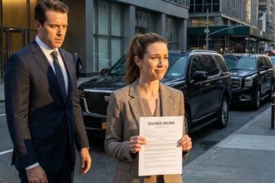 Right after the divorce papers were signed, my husband smirked and said, ‘Now you have nothing. No one will ever want you.’ I stood there, humiliated—until a line of black luxury cars pulled up beside me. A sharply dressed man stepped out, bowed his head, and said, ‘Miss, the Master is waiting for you to come home.’ My ex-husband’s face turned ghostly pale… because the woman he threw away was never who he thought I was.