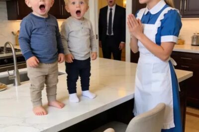“They will never walk,” the doctors said… But what this billionaire father discovered his nanny was secretly doing left him speechless.