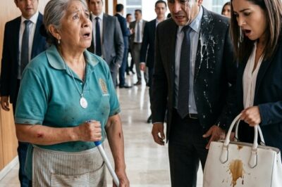 She humiliated the cleaning lady for staining a luxury handbag, but the owner of the company saw her old silver bracelet and karma was instantaneous.