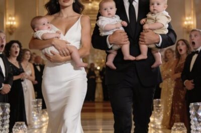 She signed the divorce papers in tears, and a few months later, she returned with a new last name, triplets in her heart, and a man her ex couldn’t even bring down with a glance…