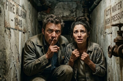 They locked us in the basement to take our house, but my husband whispered to me, “They don’t know what’s behind this wall.” No one imagined that our son’s betrayal would save us.