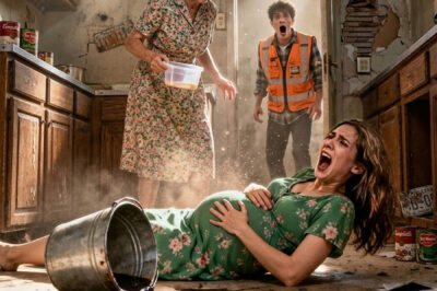 I was eight months pregnant and struggling to clean the house when I accidentally brushed against my mother-in-law.