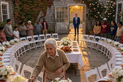 My son canceled the party out of embarrassment to my house, leaving me with 80 empty chairs, unaware that the man I invited to lunch would shatter his arrogance.