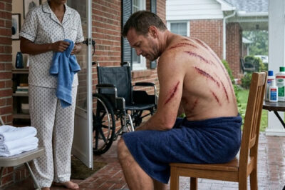 I Was Bathing My Paralyzed Brother-in-Law… and the Moment I Removed His Shirt