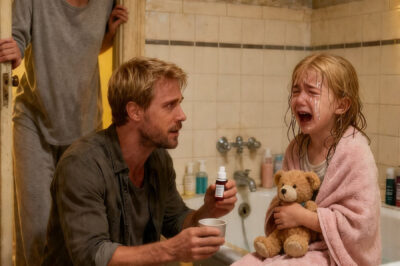 My five-year-old daughter always bathed with my husband.