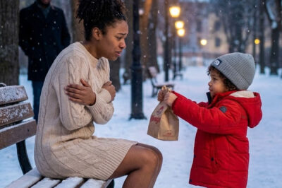 A Little Girl Offered Her Cookies in the Freezing Winter and whispered, ‘You need a home… and I need a mom.’” ❤️❄️