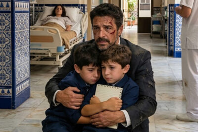 Un poderoso millonario ignoró a su familia durante años, hasta que su ama de llaves se desmayó en la puerta y sus hijos finalmente revelaron la verdad que él no estaba preparado para escuchar.