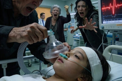 Mientras mi hija de siete años luchaba por su vida en una cirugía cerebral, mis padres estaban ocupados organizando una fiesta para su “nieto favorito”, simplemente porque había perdido una partida de ajedrez. Tres años después, mi padre acabó en el hospital…